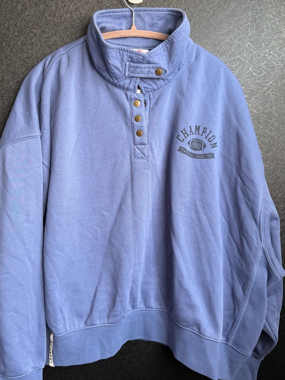 Champion Men’s Crewneck Pullover Sweatshirt - Lavender Blue
